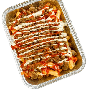 Meat over fries